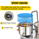SucceBuy 50L Alcohol Water Distiller Bottle Moonshine Equipment Stainless Steel Brewing Machine for Whisky Wine Beer Dispenser
