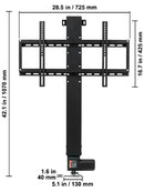 VEVOR Remote TV Lift Motorized Cabinet TV Mount Bracket Electirc Actuator Lifting Column DC Motor Height Adjustable Plasma LCD
