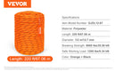 The Tenax Line | 220ft 48-Strand Dual-Weave Polyester Rope