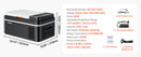 Succebuy 20L Portable Refrigerator Freezer Electric Compressor Car Cooler with 12/24v DC & 110-240v AC for Kitchen and Bar