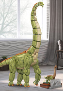 The Mesozoic Architect | 2,250-Piece Brachiosaurus MOC Building Kit (ABS, LEGO-Compatible)