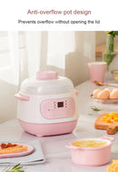 110V Elektrischer Slow Cooker Speisendämpfer Keramiktopf Multifunktion Vogelnestsuppe Eintopf Schwangerschafts-Tonikum Babyergänzung Wärmer