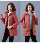 2022 Neue Frauen Winterjacke Lange Warme Parkas Weibliche Verdicken Mantel Baumwolle Gefütterte Parka Jacke Mit Kapuze Outwear M-4XL