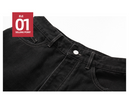 The Bawei | Slim-Fit Fringed Denim Short — High-Street Summer Statement