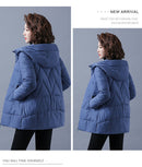 2022 Neue Frauen Winterjacke Lange Warme Parkas Weibliche Verdicken Mantel Baumwolle Gefütterte Parka Jacke Mit Kapuze Outwear M-4XL
