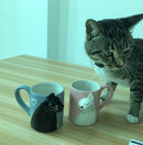 The Morning Duet | Kiss Cat Couple Ceramic Coffee Mug Set