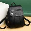 2022 Damen Lederrucksäcke Hohe Qualität Weiblich Vintage Rucksack Für Mädchen Schultasche Reisetasche Damen Sac A Dos Rucksack