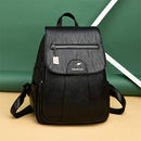 2022 Damen Lederrucksäcke Hohe Qualität Weiblich Vintage Rucksack Für Mädchen Schultasche Reisetasche Damen Sac A Dos Rucksack