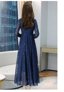 Elegantes rosa Midikleid 2023 Herbst Winter Vintage Unifarbenes Freizeit Chiffon Maxikleid Damen Bodycon Party Schwarzes Nacht Hochzeitskleid