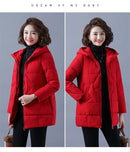 2022 Neue Frauen Winterjacke Lange Warme Parkas Weibliche Verdicken Mantel Baumwolle Gefütterte Parka Jacke Mit Kapuze Outwear M-4XL