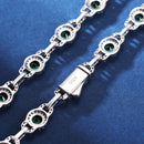 The Aether Band | 7mm D Color VVS Moissanite Prong-Set Sterling Silver Ring