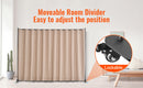 SucceBuy Room Divider 1/3/4 Panel Room Dividers and Folding Privacy Screens Fabric Partition Room Dividers for Office Home Study