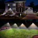 4-seitige 40LEDs PIR Bewegungssensor Solarleuchte, straßenlaterne, Hof, Garten, Solar-Induktions-Wandleuchte