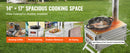 The Trail Hearth | 80-Inch Stainless Steel Camping Tent Stove with Chimney Kit