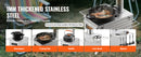The Ember Sentinel | 80-Inch Stainless Steel Camping Tent Stove