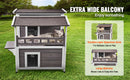 The Feral Keep | 2-Story Weatherproof Outdoor Cat Shelter