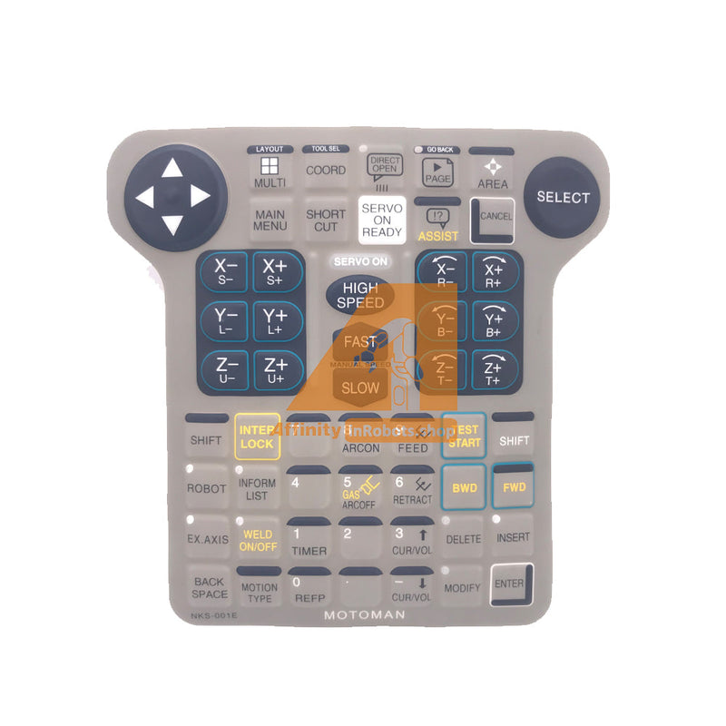NX100 NKS-001E Yaskawa Keypad Keyboard Keysheet Silica Gel Membrane For Teach Pendant New