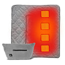 Battery Powered Heated Blanket-Sheep Fleece Blanket-6 Hours Heating