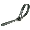 WAHSURE SCHWARZ, WIEDERVERWENDBAR, EINSTELLBAR, NYLON-KABELVERSCHLUSSBINDER, 12 ZOLL, 100 STÜCKE, 50 LBS, LICHTERKETTENBEFESTIGUNG FÜR DEN AUSSENBEREICH, GEPÄCKVERRIEGELUNG