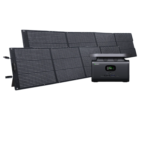 Growatt INFINITY 1500 + 200W Portable Solar Panel