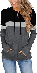 Womens Sweatshirts Long Sleeve Graphic Pullover Tshirt Pockets Casual Loose Blouse Tops