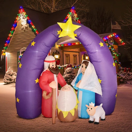 6.5 FT Christmas Inflatable Birth of Jesus