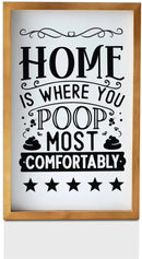 Funny Bathroom Decor Wall Art