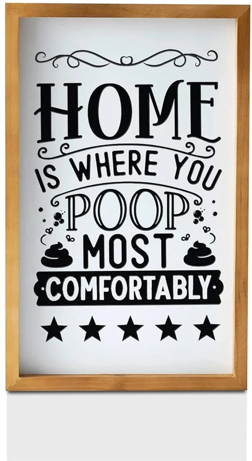 Funny Bathroom Decor Wall Art