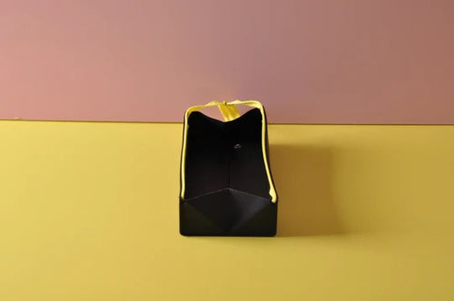Black Leopard Portable Foldable Silicone Pencil Case