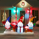 4' Ft Xmas Gnomes Holiday Inflatable