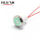 22MM Druckknopf-Lichtschalter mit Kontrollleuchte 