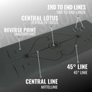 COLCHONETA DE YOGA PU NEGRA