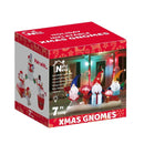 4' Ft Xmas Gnomes Holiday Inflatable