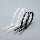 6 INCH 18 LBS UV BLACK COLOR OUTDOOR/INDOOR SELF-LOCKING PLASTIC TIES FOR HOME, OFFICE, GARDENING