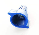WAHSURE BLUE ELEKTRISCHE KABELENDVERBINDER GERIPPETE KAPPEN BULK 100 STÜCK KLEINE AUFDREHBARE FLÜGELKABELVERBINDER MUTTERN 14-6 AWG,