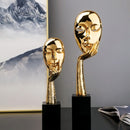 Adorno de aleación de máscara de abstracción creativa