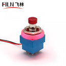 INTERRUPTOR DE PIE de guitarra 3PDT con led 