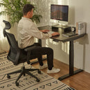 RAY BLACK OAK ELECTRIC STANDING DESK
