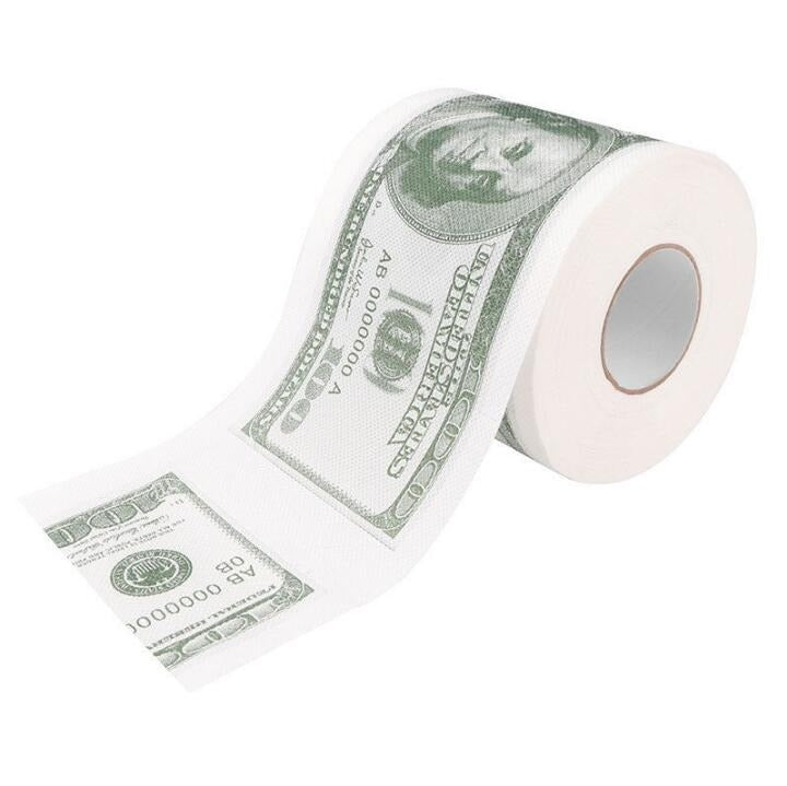 USA-VERKÄUFER $100-Dollar-Schein-Geld-Toilettenpapier-lustiges Humor-Geschenk NAGELNEU