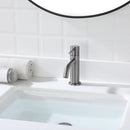 EZANDA Einhand-Badezimmerarmatur aus Messing mit aufklappbarem Waschbeckenablauf und Wasserhahn-Zuleitungen, Rotguss