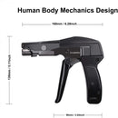 Cable Tie Tool,Knoweasy Fastening Cable Tie Gun and Flush Cut Zip Tie Gun with Steel Handle for Nylon Cable Tie