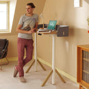 [ NEW ] ROBIN PRO OAK ELECTRIC STANDING DESK