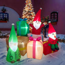 4.9 FT Christmas Inflatable Elf and Gifts