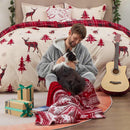 Sherpa Fleece Short Wearable Blanket Hoodie