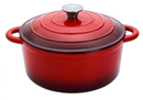 ENAMEL COATING  |  ROUND CAST IRON CASSEROLE