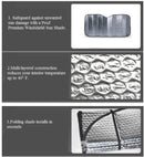 Auto fold-able windshield sunshade For Cars, SUV, and Truck