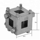 3/8"Dr Four Wheel Disc Brake Piston Tool