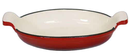 ENAMEL COATING CAST IRON SKILLET  |  CAST IRON FISH SHAPE PAN
