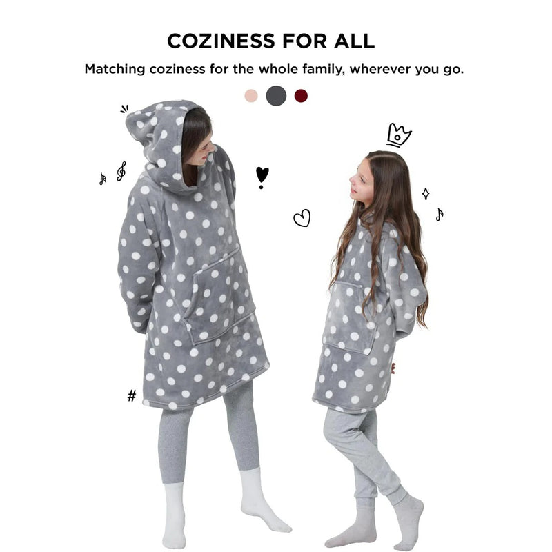 Matching Parent-Child Blanket Hoodie