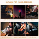 Luz de trabajo LED recargable multifunción, lámpara de trabajo de inspección portátil